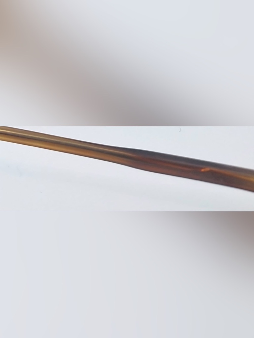 Egon Von Furstenberg Brown Oval Oversized Sunglasses Frames Only USA - Picture 8 of 8
